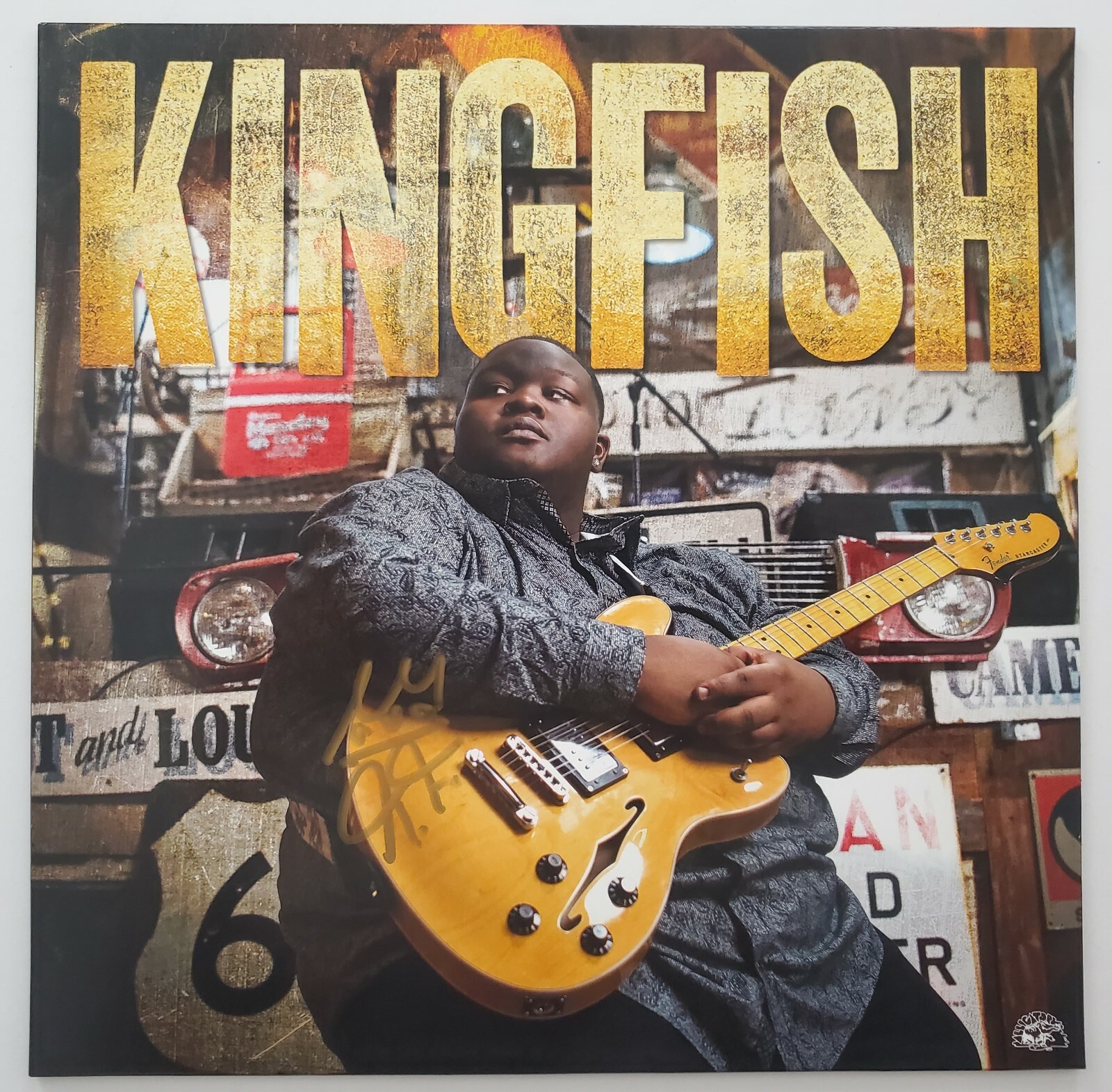 Christone 'Kingfish' Ingram レコード2枚セット Christone KINGFISH Ingram Signed Vinyl Record Album LP