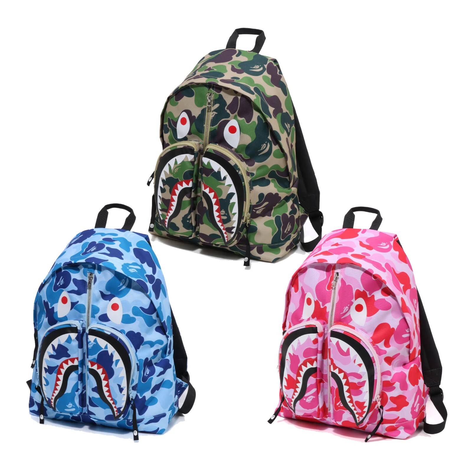 未使用【A BATHING APE】1st CAMO SHARK DAYPACK 1ST CAMO SHARK DAYPACK | bape.com