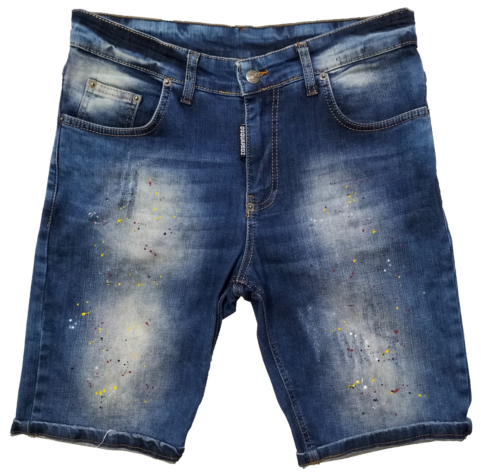 パンツ Dsquared damaged denim jeans jorts Dsquared2 Denim Shorts Size W33 (M) With Scuffs Ripped - Etsy