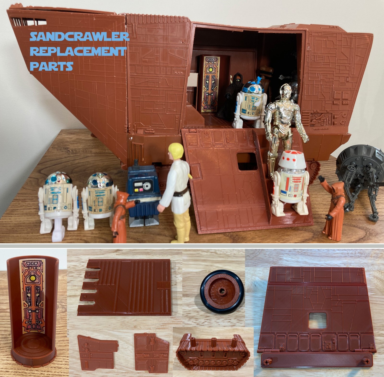 Vintage Star Wars Jawa Radio Controlled Sandcrawler 3D