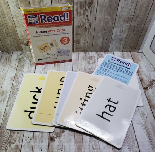 Your Baby Can Read Sliding Word Cards W/ Wipe Word Card Level 3