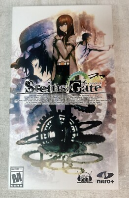 Steins; Gate PC Game Limited Edition (JAST USA) w/ Fanbook and Pins