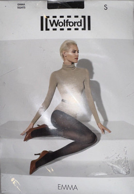 Wolford Emma Tights Color: Bison / Black Size: Small 14430