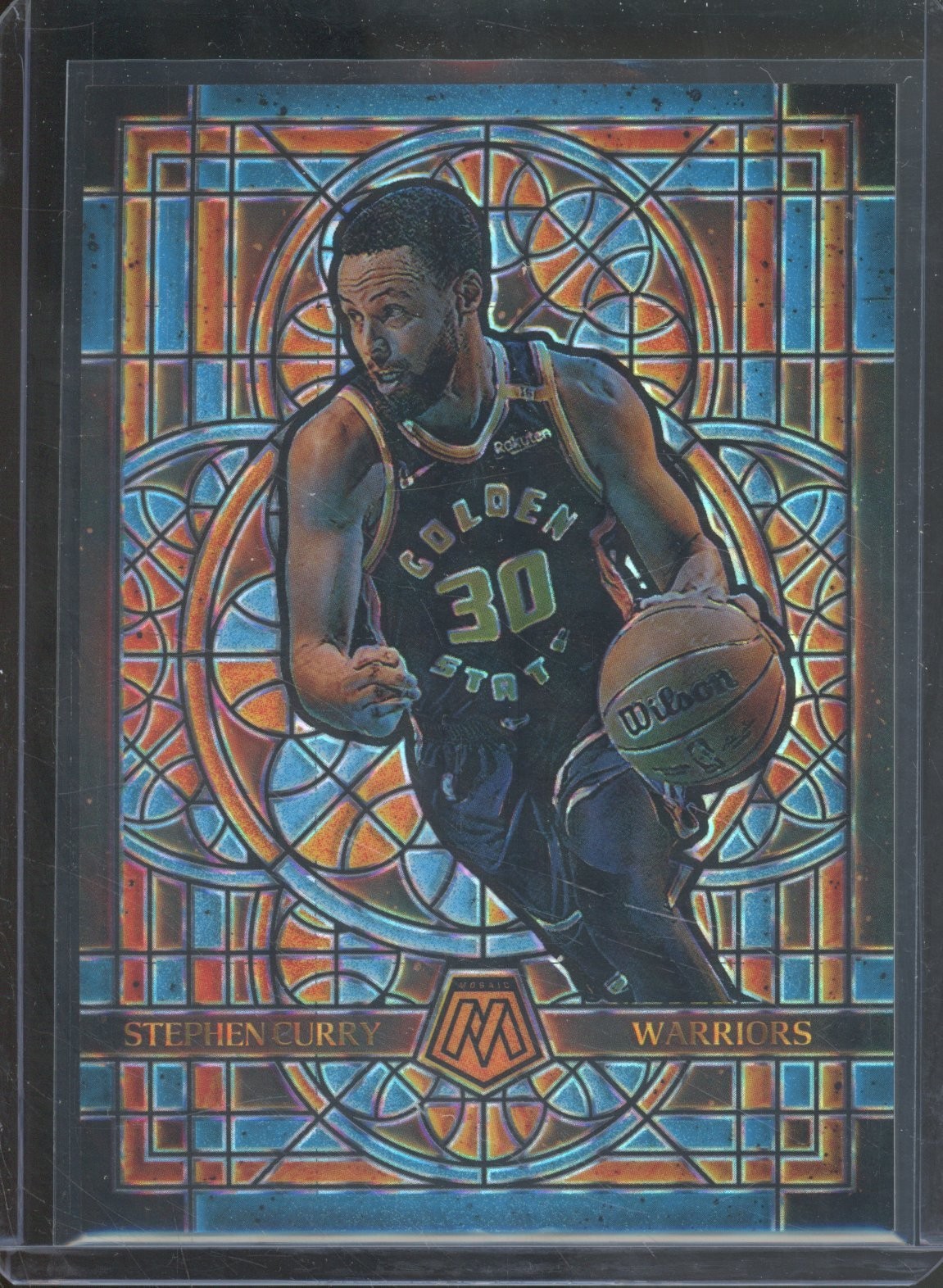 2024-25 Panini Mosaic STEPHEN CURRY #7 Stained Glass SSP