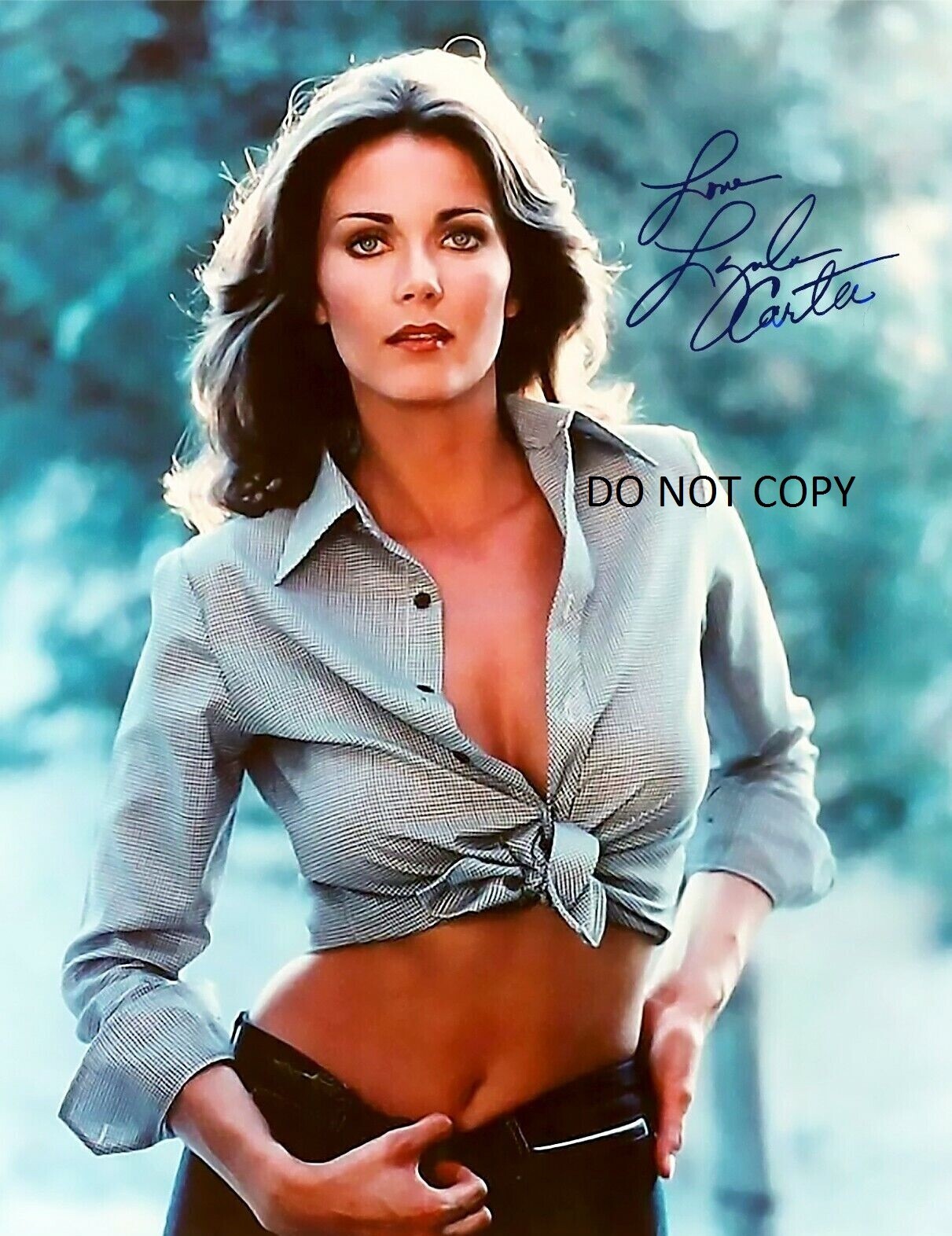 リンダカーター直筆サイン入り2Lサイズ写真…Lynda Carter リンダ・カーター直筆サイン入り2Lサイズ写真…初代ワンダー