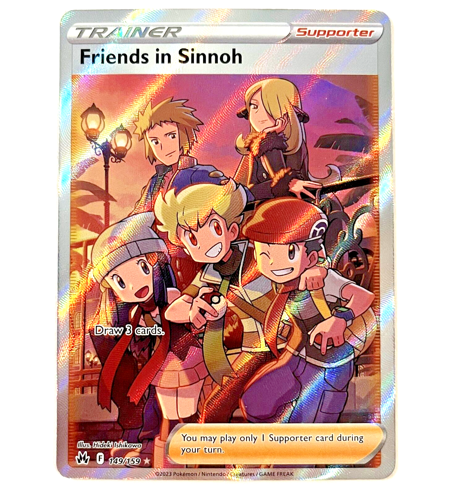 Pokémon Crown Zenith - Friends in Sinnoh - Full Art Trainer