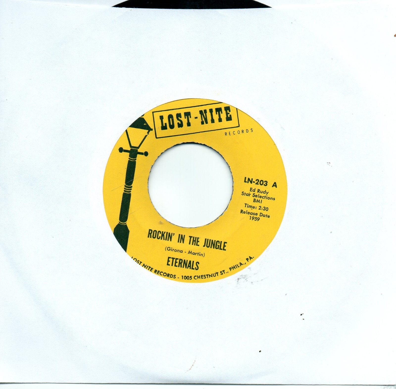 ETERNALS - ROCKIN' IN THE JUNGLE / ROCK N' ROLL CHA CHA (M