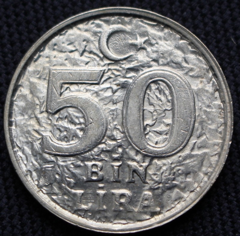2000 TURKEY - 50 BIN LIRA - NICKEL BRASS - Mustafa Kemal Ataturk