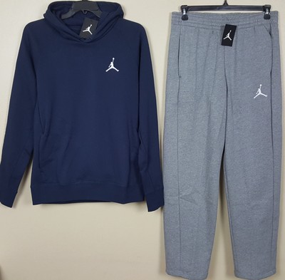 navy blue jordan sweatsuit