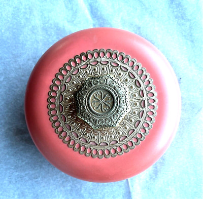 Vintage Powder Box Avon Unforgettable Beauty Dust w/ Original Puff but No Powder