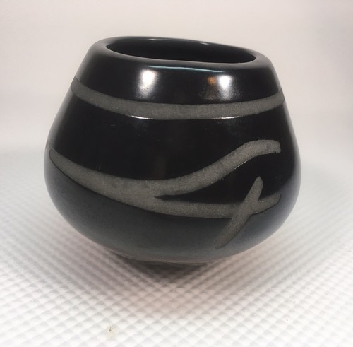 George & Georgene Garrett Signed GG Dated 1991 Pottery Jar Very Nice Cond