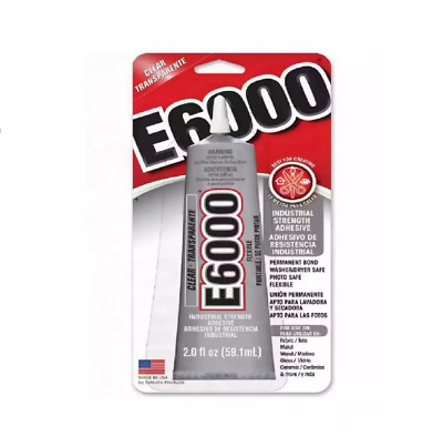 Industrial Strength E6000 Adhesive Clear Eclectic Glue Multi-purpose, Gel, 2 Oz