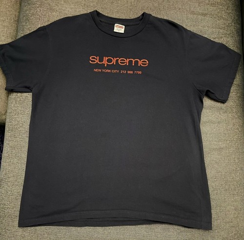 ★SS20 WEEK1★Supreme Shop Tee Supreme Shop Tee (M) Navy SS20 Week 1 Pre-Owned | eBay
