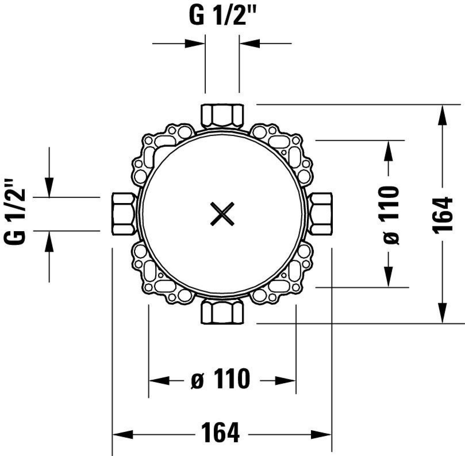 DURAVIT BLUEBOX® Grundkörper 1/2" DN15 GK0900000000 - Bild 3 von 3