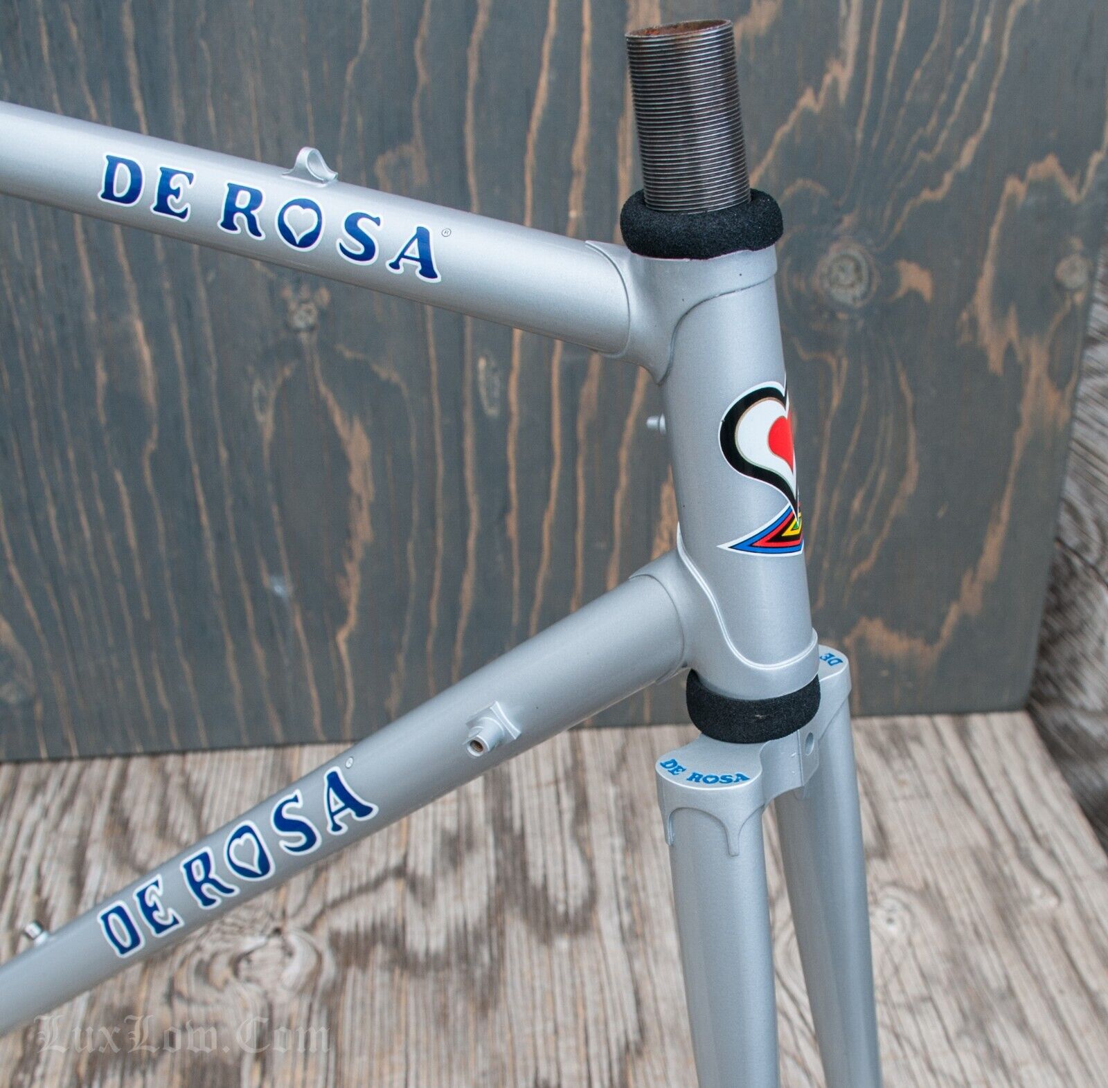 NOS Vintage 54cm De Rosa Road Bike FRAME & FORK Columbus SLX NOS Vintage 54cm De Rosa Road Bike FRAME & FORK Columbus SLX