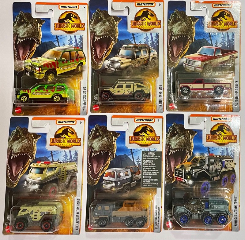 Matchbox Jurassic World Dominion 1:64 Selbst WÃHlen
