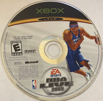 NBA Live 2005 (Microsoft Xbox, 2004) DISC ONLY | NO TRACKING | M1493