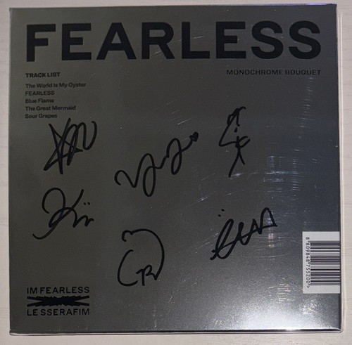 Le Sserafim CD購入特典　 A賞　全員直筆サイン入りB2ポスター Le Sserafim CD購入特典 A賞 全員直筆サイン入りB2ポスター