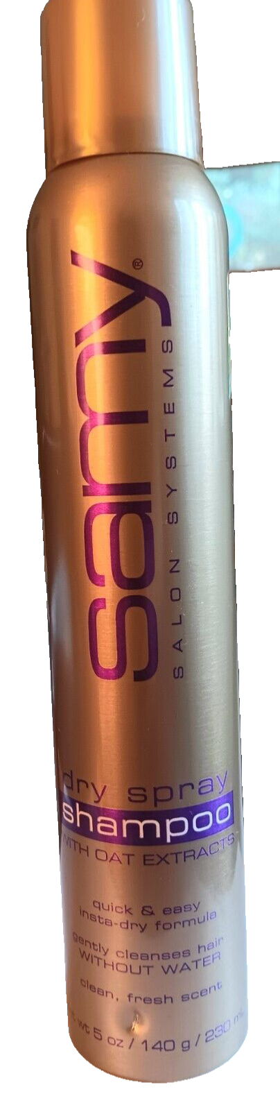 SAMY Salon Systems Dry Spray Shampoo With Oat Extract 5fl.oz