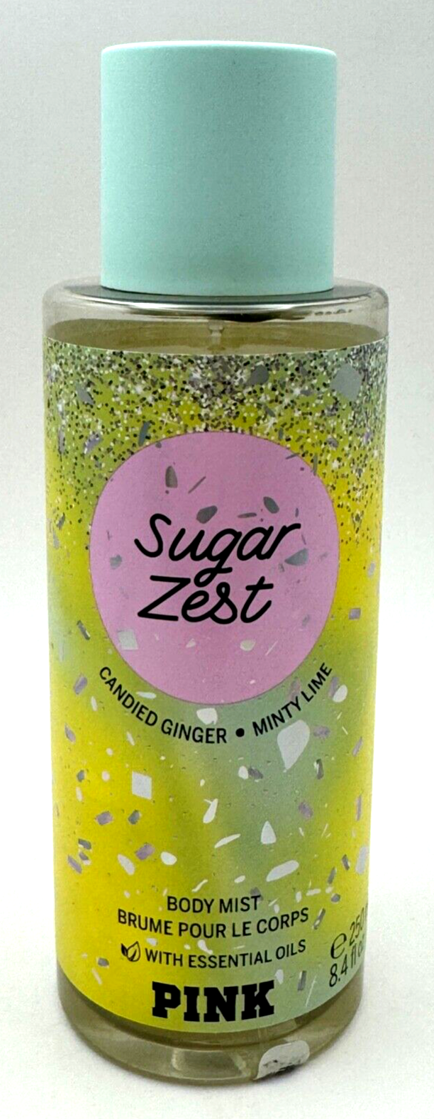 NEW 1 VICTORIA'S SECRET PINK SUGAR ZEST BODY MIST FRAGRANCE