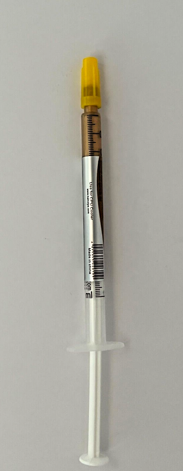 Thermal Compound Paste for CPU GPU 1 gram Syringe tube filled with copper 50 ct