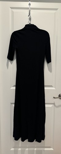 Pre-owned Rosetta Getty Polo Dress Black Size Medium
