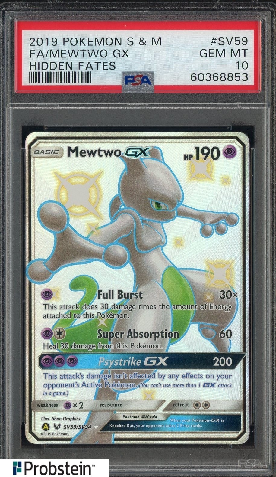 ニンフィアGX PSA10 championship series 2019 PSA 10 GEM MT Full Art Shiny Charizard GX Hidden Fates SV49