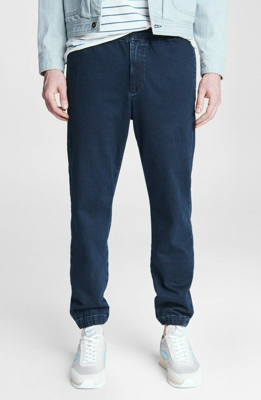 Pre-owned Rag & Bone Gr Aussicht Bequeme Passform Loopback Denim Jogger Jeans Elkhart