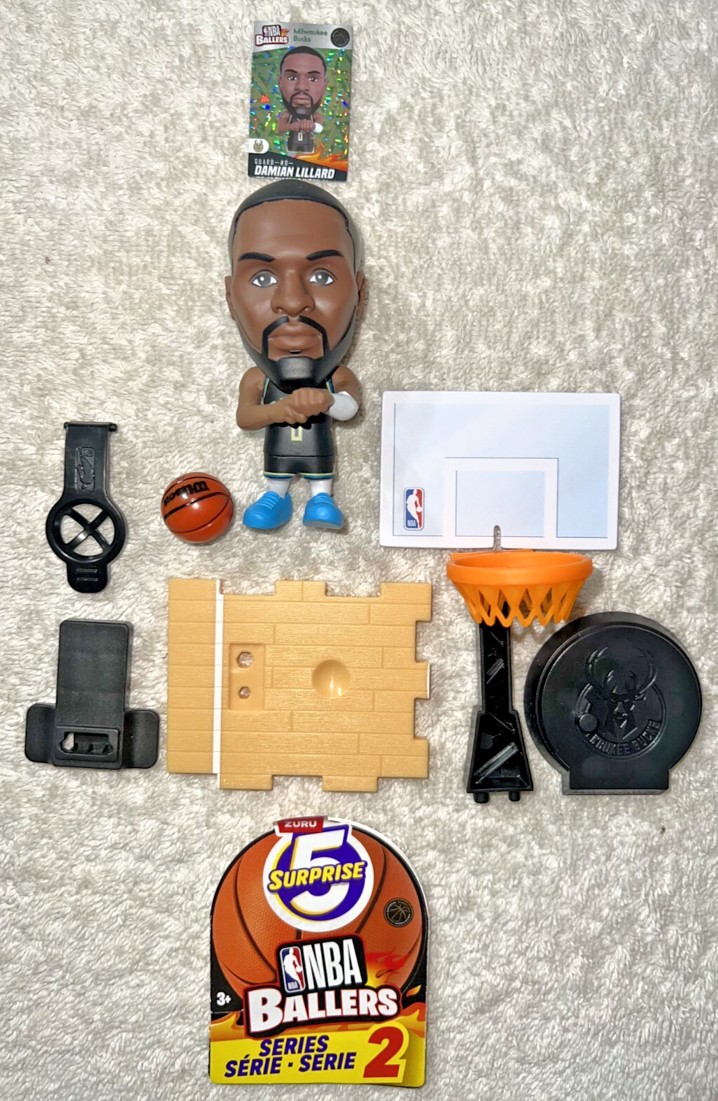 ZURU NBA BALLERS SERIES 2 DAMIAN LILLARD RARE **NEW OPENED