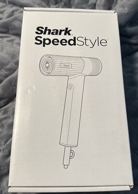 Shark SpeedStyle Hair Dryer - Model HD300 - White - BRAND NEW! + 2 Accessories