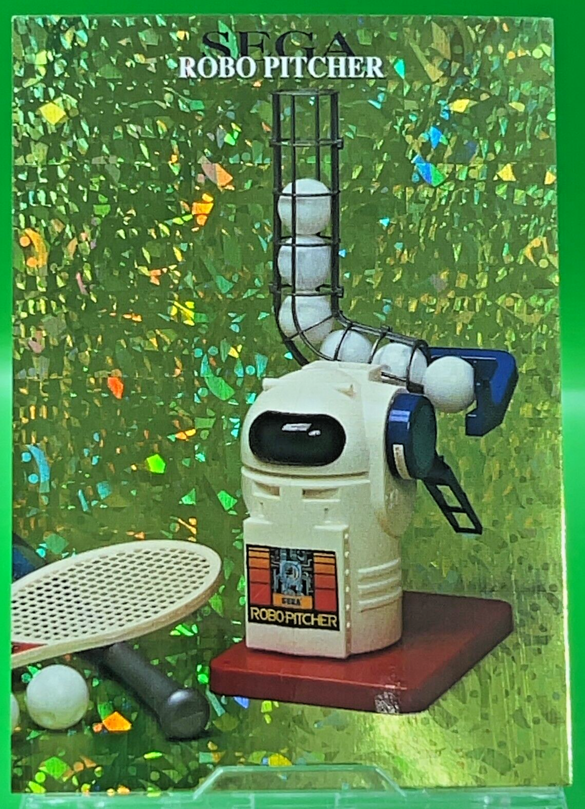 Robo Pitcher Center 1985 Holo No. 58 Card SEGA FREAKS Game