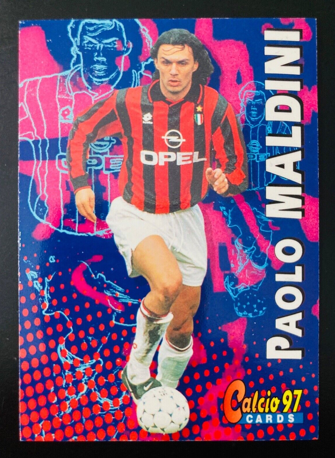 1996-97 Panini Calcio cards 1997 # 33 Paolo Maldini AC Milan