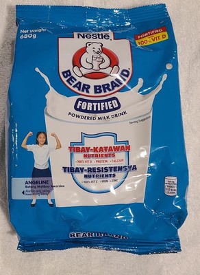 Nestle Bear Brand Fortified Powdered Milk Drink (2 Packs x 680g
