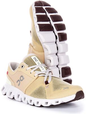 Pre-owned On Running Cloud X 3 Ultralight Fast Savanah Womens Sneaker Sand Us 5 - 11