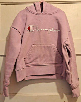 Champion sweater lavender girl cheap