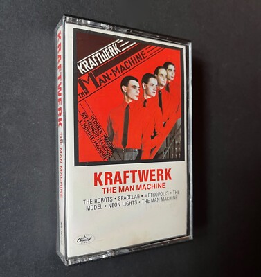 KRAFTWERK The Man Machine; Capitol Cassette Tape, NM, Plays Fine; Synth-Pop