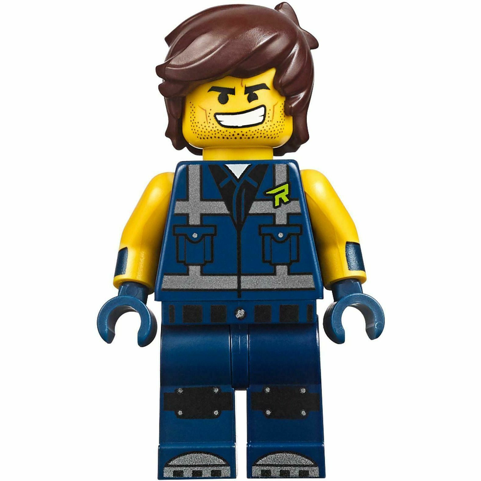 The LEGO Movie 2 - Rex Dangervest Minifigure - Smile / Angry 70835 70826 | eBay