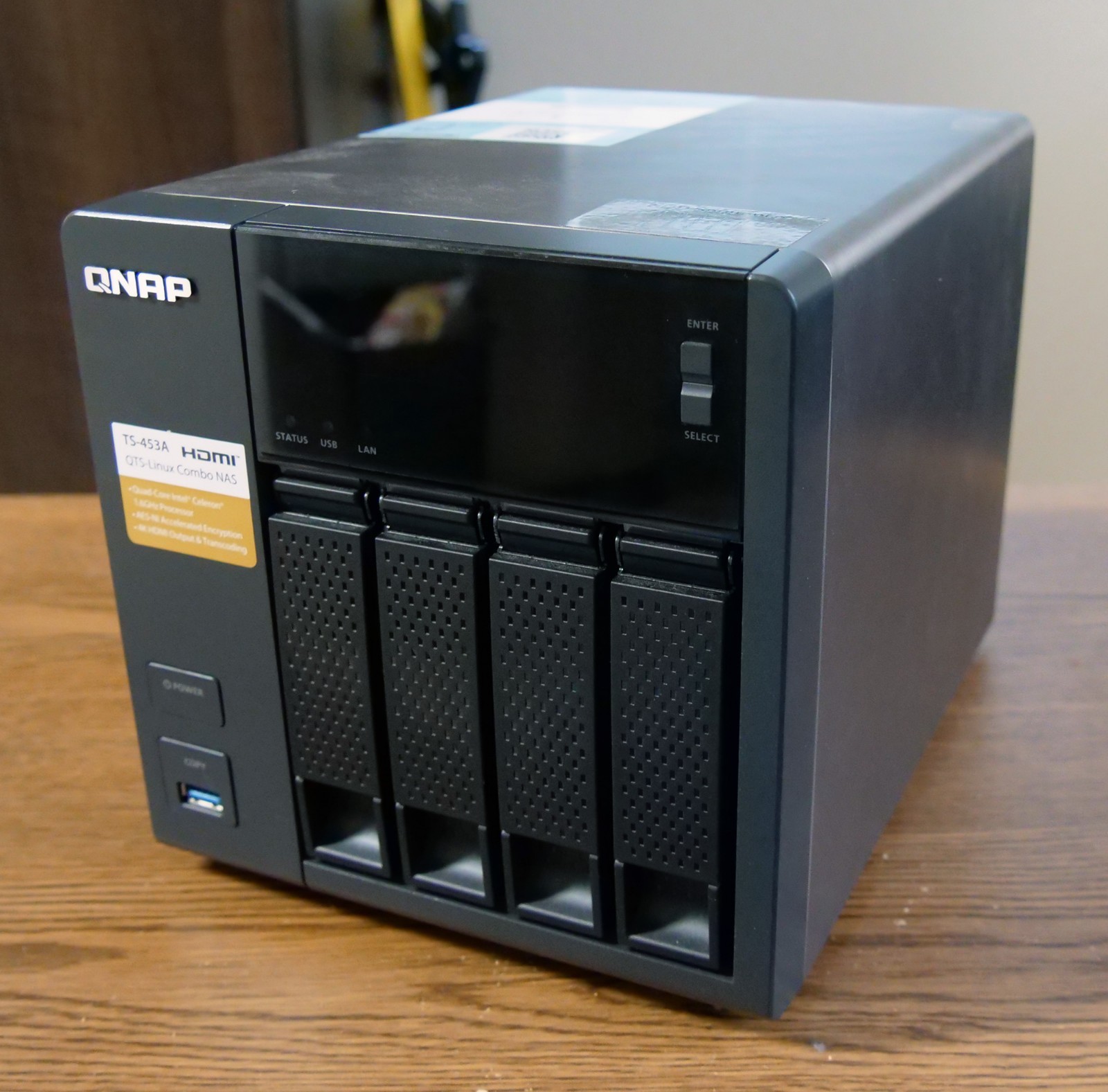 QNAP TS-453A-8G-US NAS + 40TB Storage