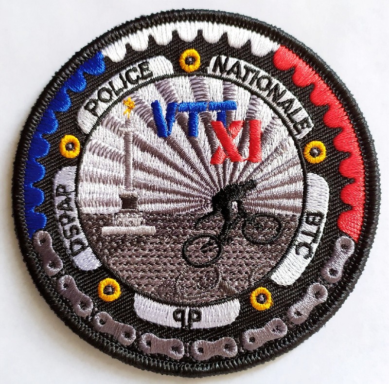 Ecusson Scratch, Police Nationale Vtt 11, Dspap, Btc, Paris,  DiamÃ¨Tre: 85 Mm