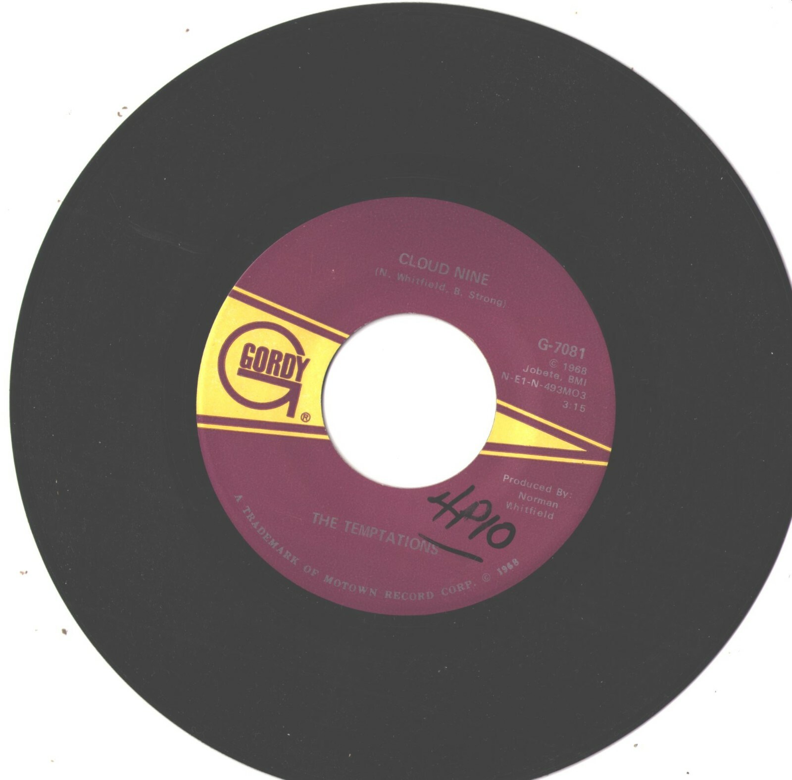 TEMPTATIONS--7'-45--(CLOUD NINE)---EX | eBay