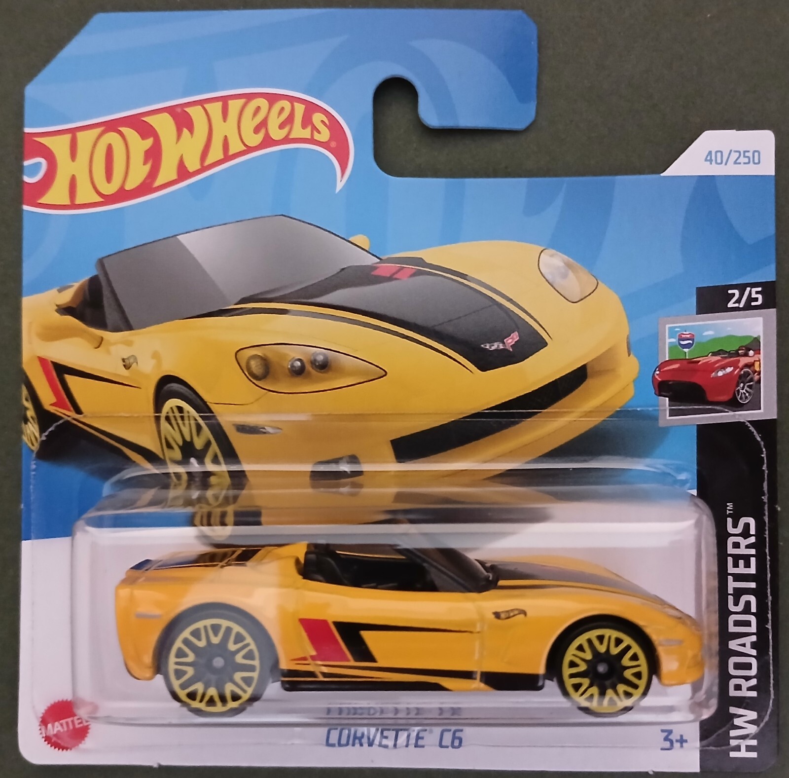 ミニカー HOTWHEELS Corvette C6 1/18 Hot Wheels Chevrolet Corvette C6 Convertible Diecast Model