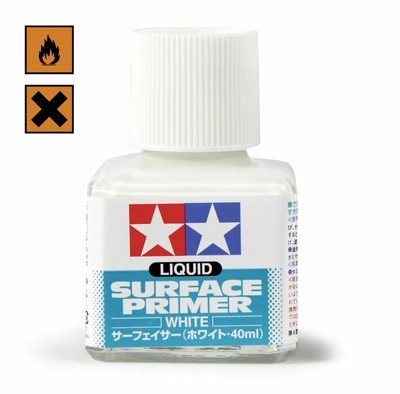 Tamiya Liquide Apprêt Blanc 40ml 300087096 87096 1238€/ 100ml