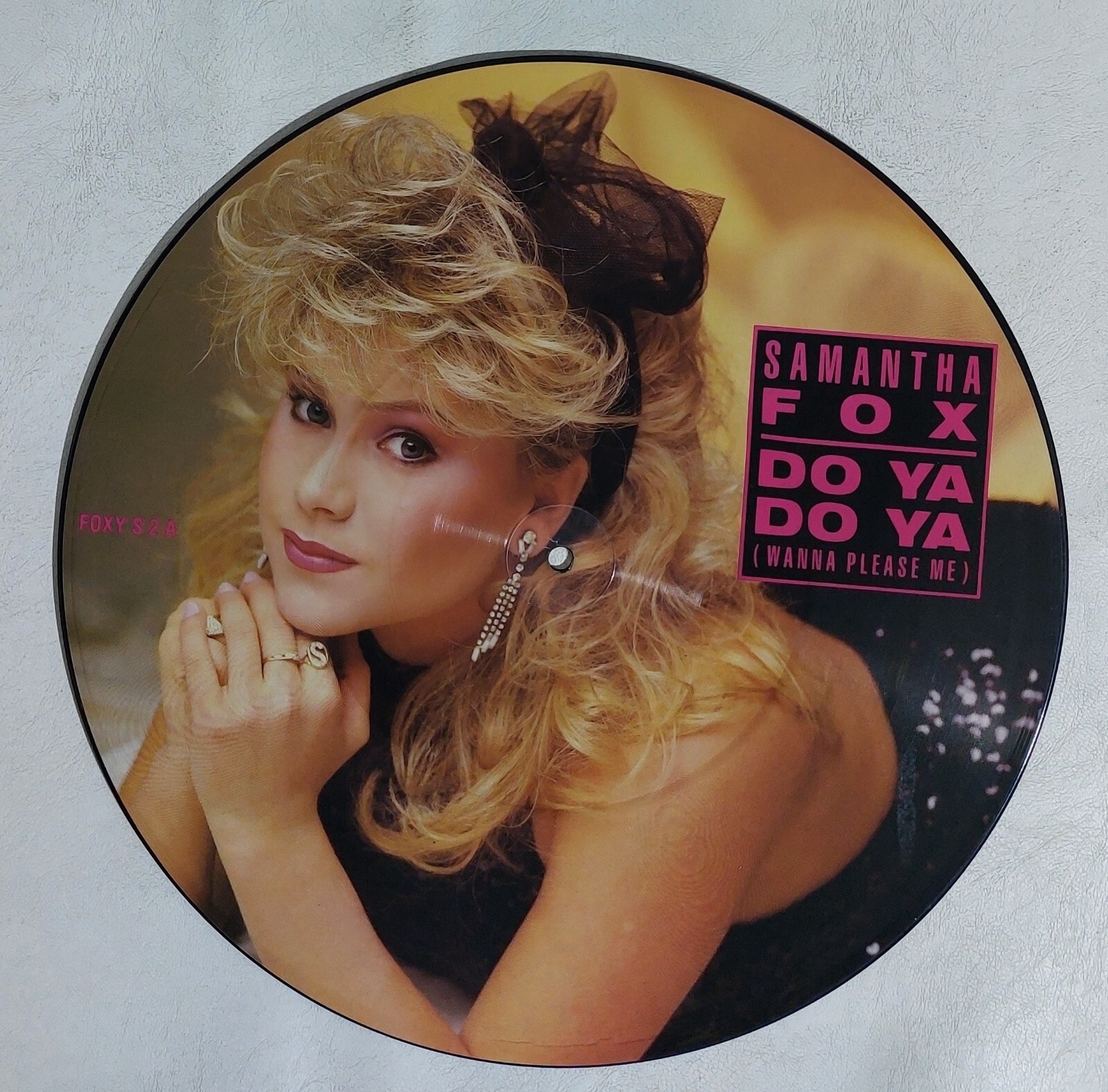 サマンサ・フォックス　Do Ya Do Ya　限定 ピクチャー 12”レコード サマンサ・フォックス Do Ya Do Ya 限定 ピクチャー 12”レコード