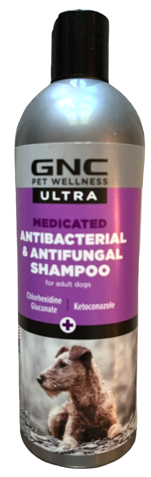 Adult Dogs 16 Fl Gnc Medicated Antibacterial Antifungal Shampoo