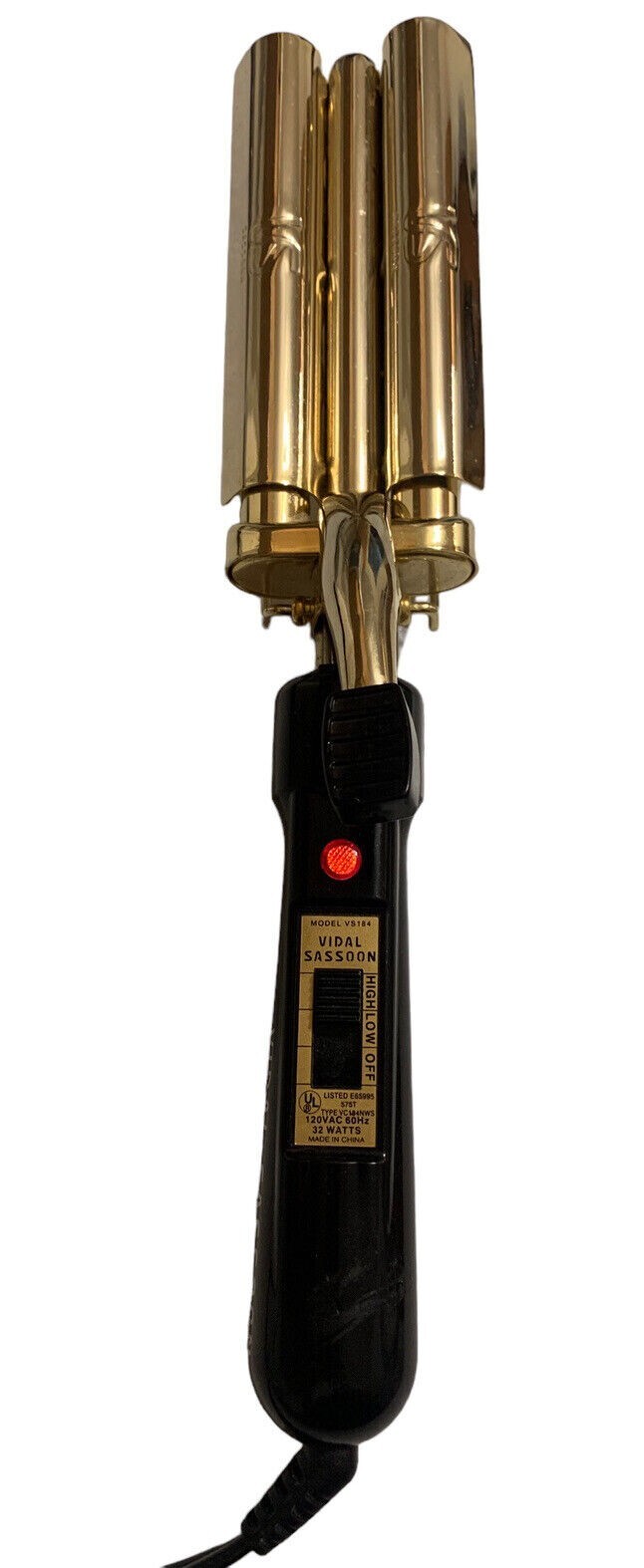 Vidal Sassoon VS184 Gold Series 3 Barrel 5/8” Hair Waver