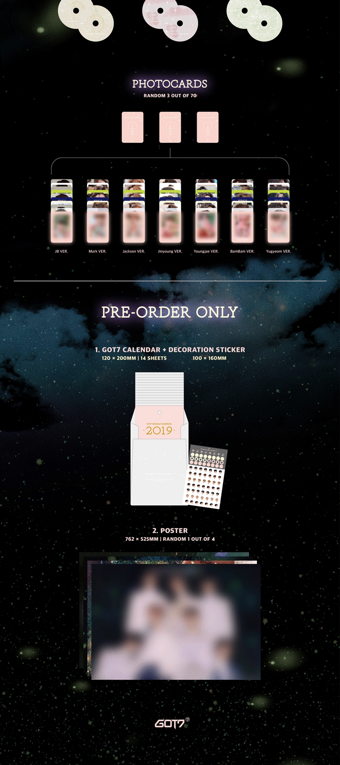 GOT7-[Present:You&Me Edition] Random CD+PhotoBook+Booklet+