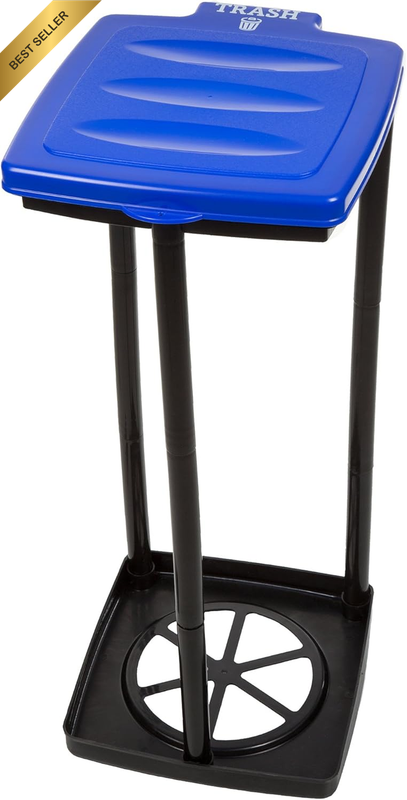 Portable Trash Bag Holder-Collapsible Trashcan for Garbage-Indoor/Outdoor Use Id
