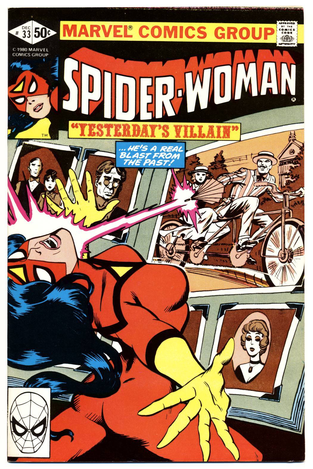 SPIDER-WOMAN #33 VF, Steve Leialoha art, Marvel Comics 1980