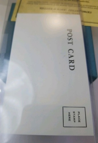 Super Rare 1953 ROCKY MARCIANO autographed Holland Furnace Co. BOXING POST CARD