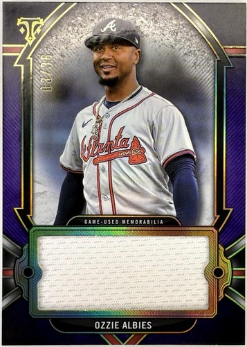 2024 Topps Triple Threads - Ozzie Albies #SJR-OA